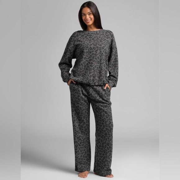 NEW Comfrt Waffle Lounge Pant in Panther Size Medium - Picture 4 of 6